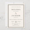 Search for cream white wedding invitations Classic