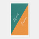 Search for teal orange napkins Bright