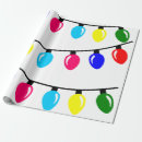 Search for light bulb wrapping paper Red