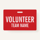 Search for sport id badges Volunteer