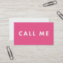 Search for call me business cards Modern