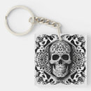 Search for spooky halloween key rings Skull