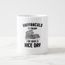 Search for nice day mugs Vaffanculo
