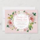 Search for grandmas 70th birthday invitations Floral