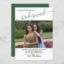 Search for green bridesmaid cards Calligraphy