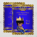 Search for ethnic prince baby shower invitations Gold