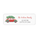 Search for cute car return address labels Change of address