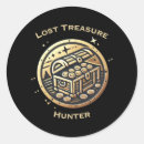 Search for treasure hunter stickers Gold