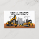 Search for machinery business cards Construction