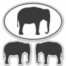 Search for elephant silhouette stickers Animals