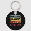 Search for hard of hearing key rings Asl