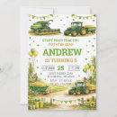 Search for vintage tractor invitations For kids
