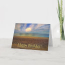 Search for beach at sunset birthday cards Seashore