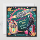 Search for alien stamps square invitations Science fiction