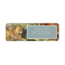 Search for cute lion return address labels Modern