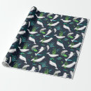 Search for beluga wrapping paper Blue