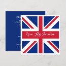 Search for flag wedding invitations British