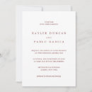 Search for plain white wedding invitations Classic