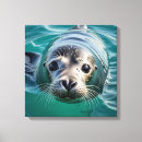 Search for seals canvas prints Cute