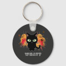 Search for black cat funny key rings Kitten