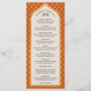 Search for red and gold wedding programs Indian