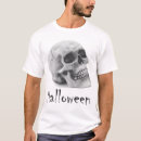 Search for black and white skull tshirts Scary
