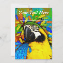 Search for macaws invitations Blue