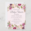 Search for peach baby girl shower invitations Floral