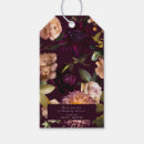 Search for bridal shower gift tags Burgundy