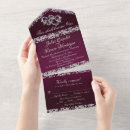 Search for double heart invitations Glitter