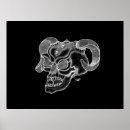 Search for black and white skull posters Gothic