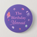 Search for mermaids badges Mermaid birthday party