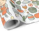 Search for kitchen utensils wrapping paper Pattern