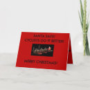 Search for cyclist christmas cards Santa