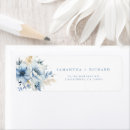 Search for gold flower return address labels Typography