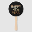 Search for new year hand fans Gold