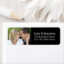 Search for photo return address labels Black