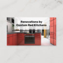 Search for kitchen cabinets business cards Contractor