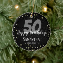 Search for 50th birthday christmas tree decorations Modern