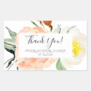 Search for watercolor flowers thank you stickers Modern