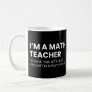 Search for high school math teacher mugs Algebra