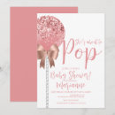 Search for about to pop baby shower invitations Pink