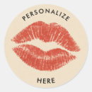 Search for red lipstick stickers Salon