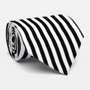 Search for vertical black and white stripes ties Classic