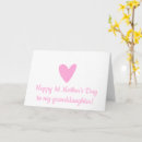 Search for granddaughter mothers day cards Pink