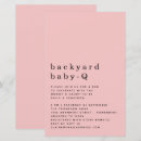Search for backyard baby shower invitations Bbq