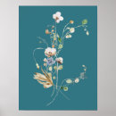 Search for blue wildflower posters Teal