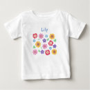 Search for flowers baby shirts Colorful