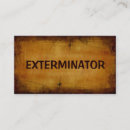 Search for exterminators Exterminating