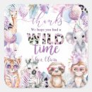 Search for purple zebra print stickers For kids